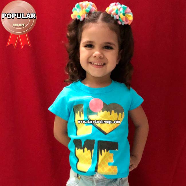 Blusas Algodão Infantil