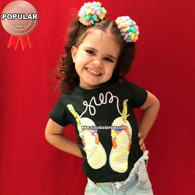Blusas Algodão Infantil