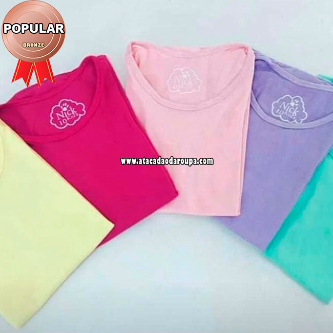 Blusinha Infantil Algodão Fio 30