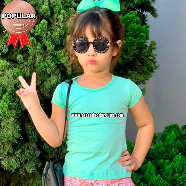 Blusinha Infantil Algodão Fio 30