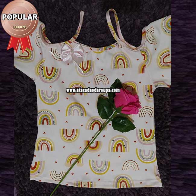 Blusa Infantil Summer Plex