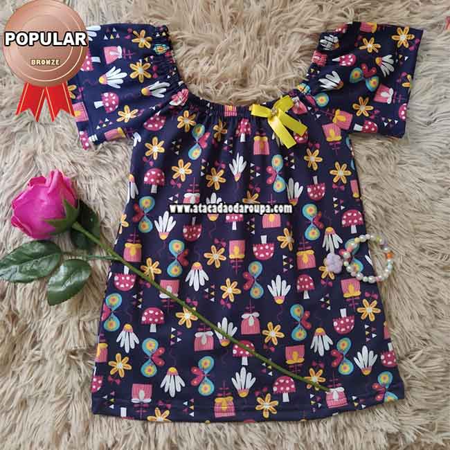Blusa Infantil Summer Plex