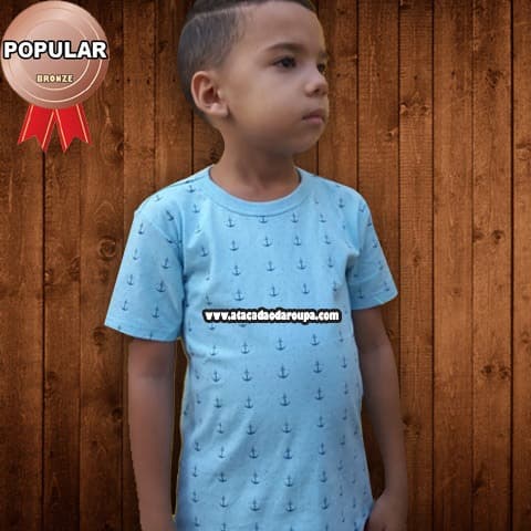 Camisa Infantil Gola Careca