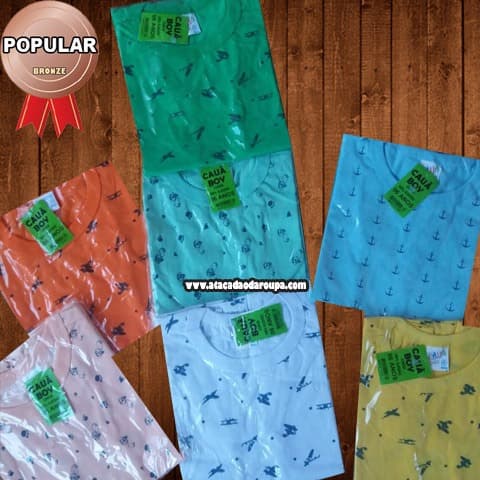 Camisa Infantil Gola Careca