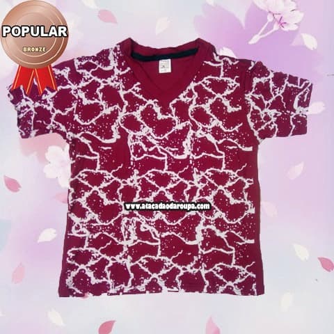 Camisa Infantil Gola V Pmg 1 a 5 anos