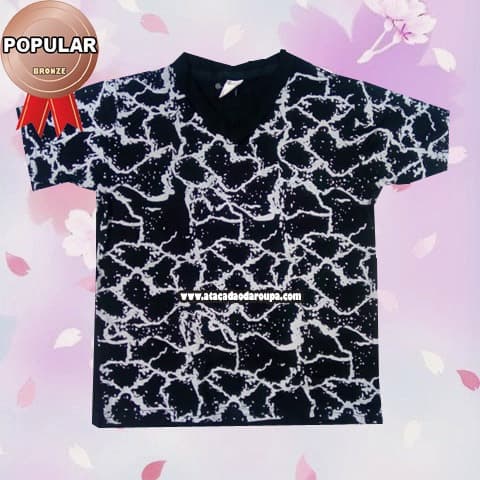 Camisa Infantil Gola V Pmg 1 a 5 anos