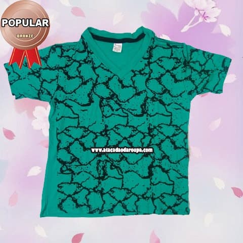 Camisa Infantil Gola V Pmg 1 a 5 anos