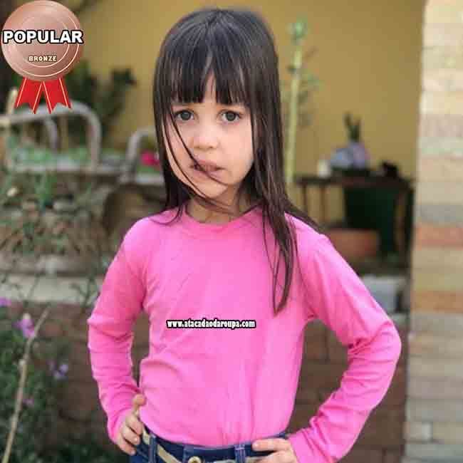 Blusa Manga Longa Infantil Fio Torcido