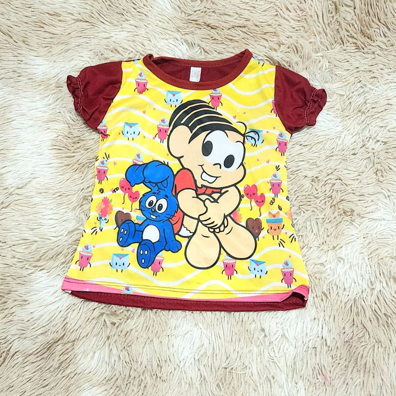 Blusa Feminina Sublimada Infantil