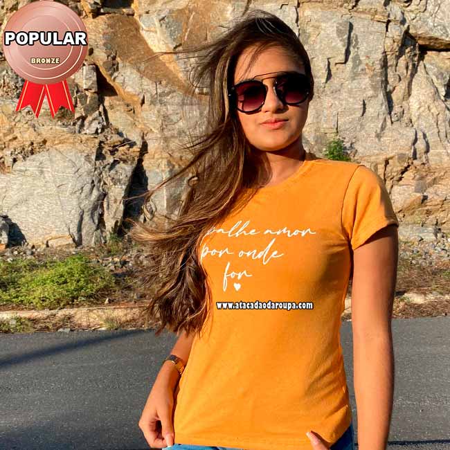 Blusas Juvenil Algodão