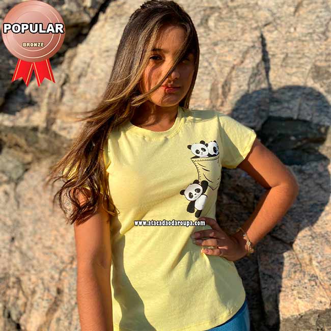 Blusas Juvenil Algodão
