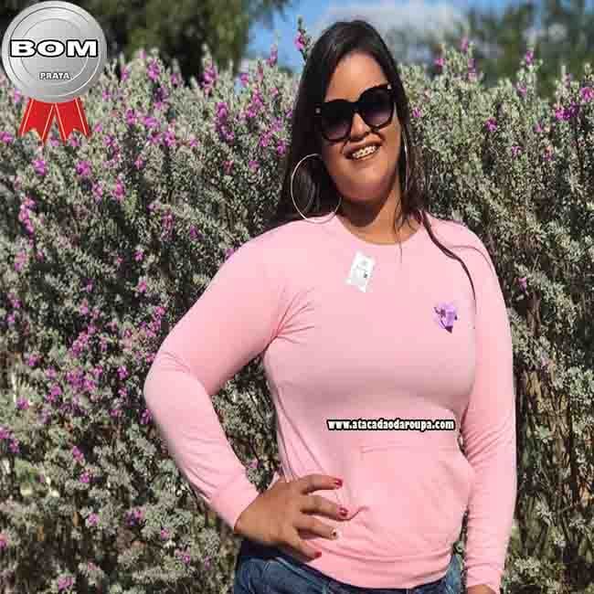 Blusas Moletinho Feminina