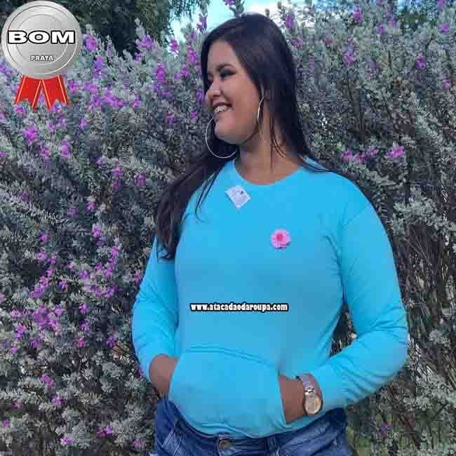Blusas Moletinho Feminina