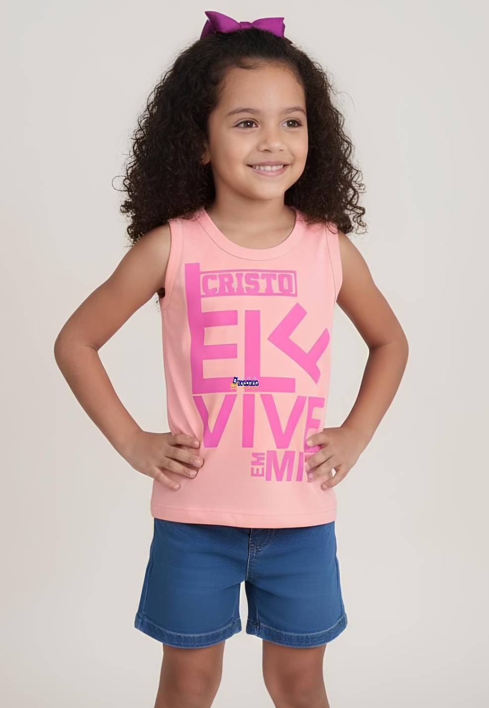 Blusa Infantil Feminina Frases Evangélica