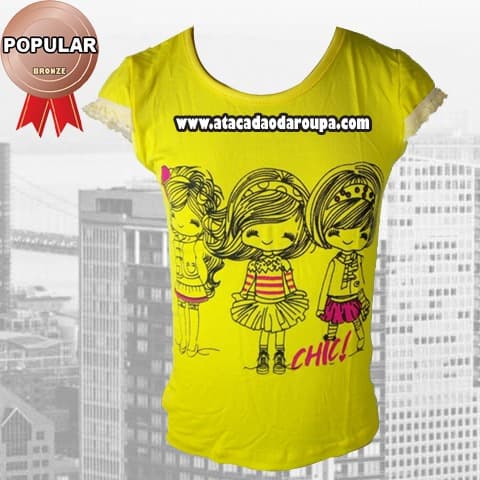 Blusas Modinha Infantil