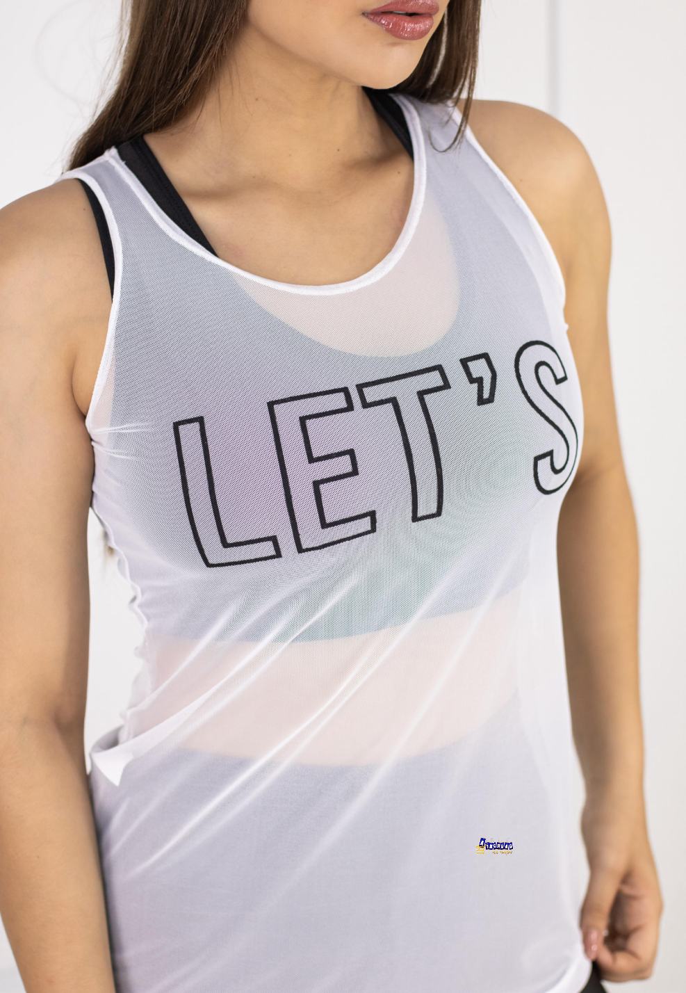 Blusa em Tule Transparente