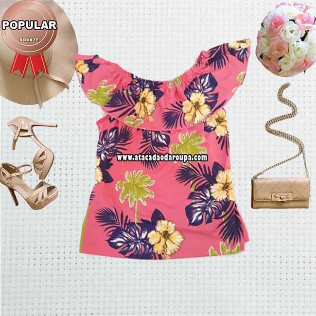 Blusa Feminina Malha Leila M
