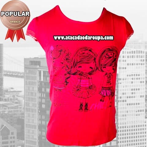 Blusas Modinha Infantil