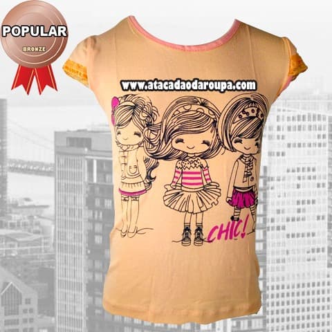 Blusas Modinha Infantil