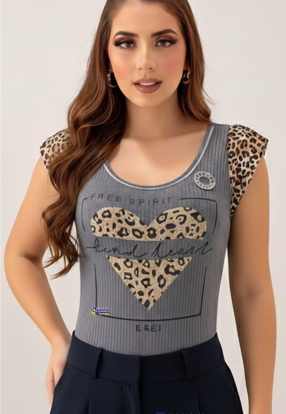 Body Feminino Canelado