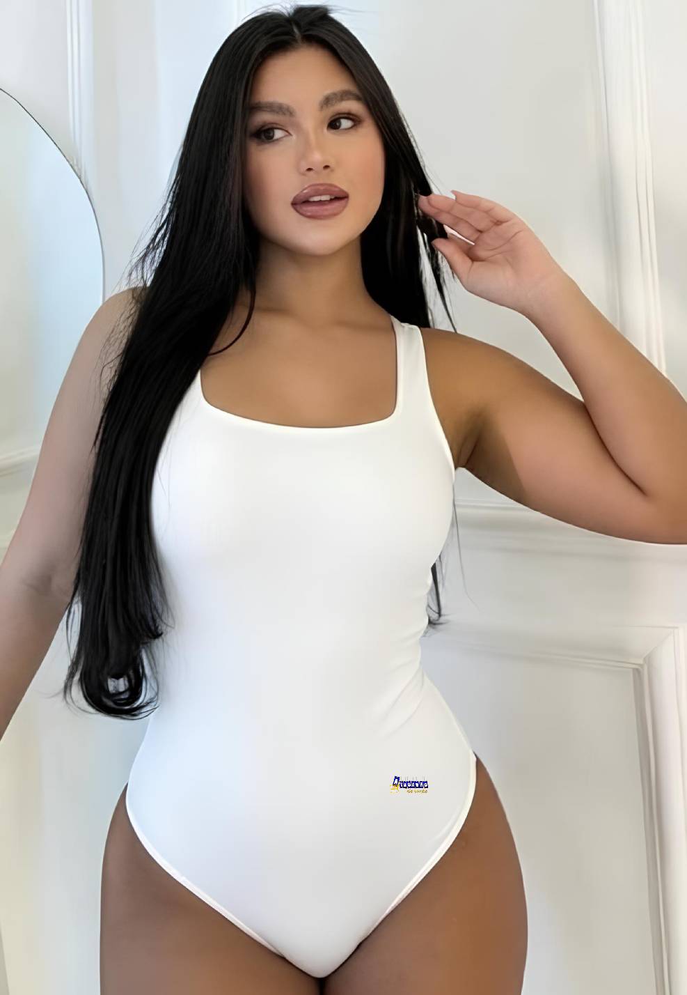 Body Feminino Regata Decote Quadrado