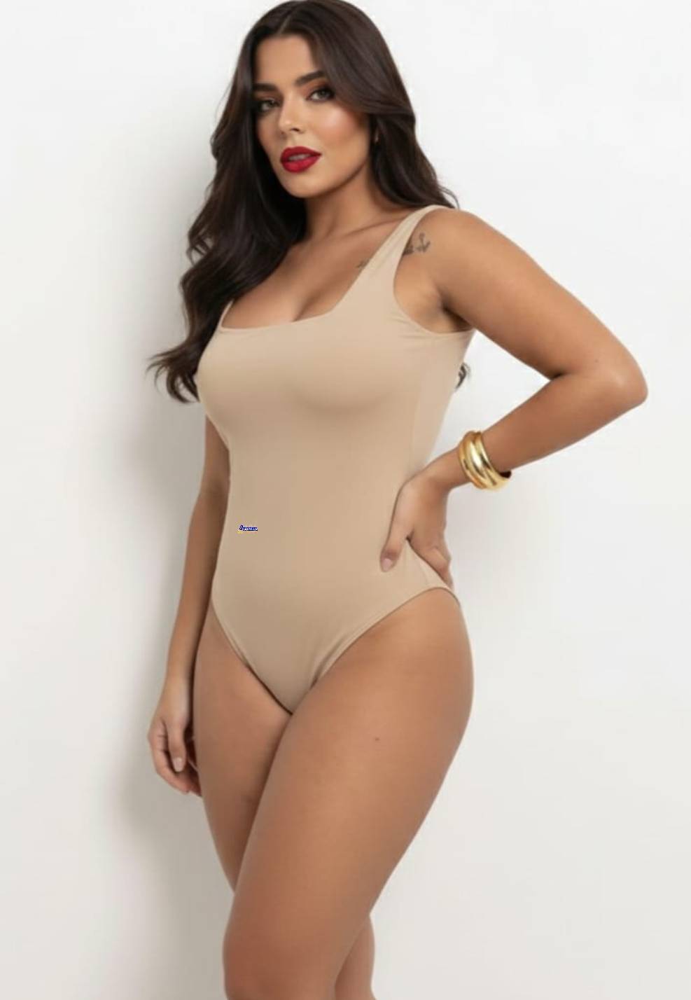 Body Feminino Regata Decote Quadrado