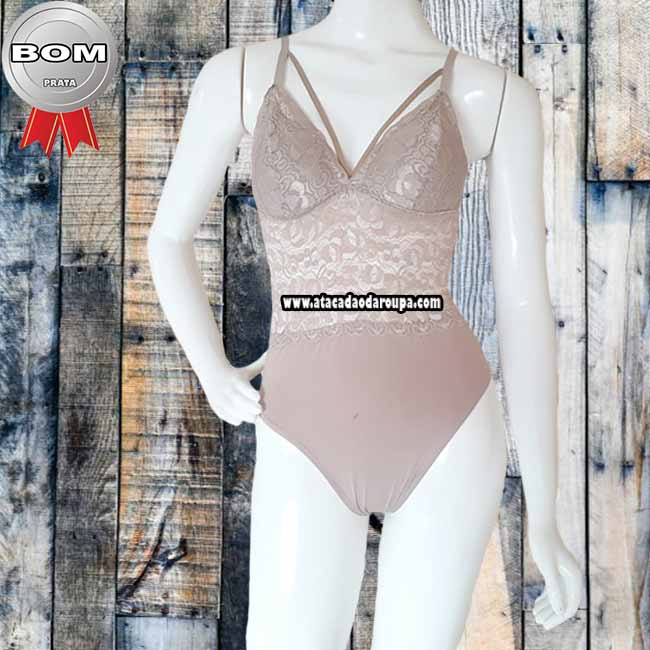 Body Com Bojo Gladiador de Renda