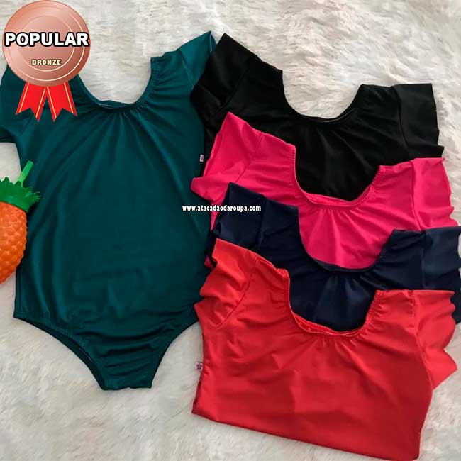 Bodys Juvenil Microfibra 10 a 12 Anos