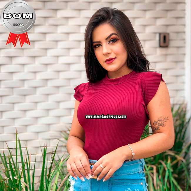 Body Malha Canelada