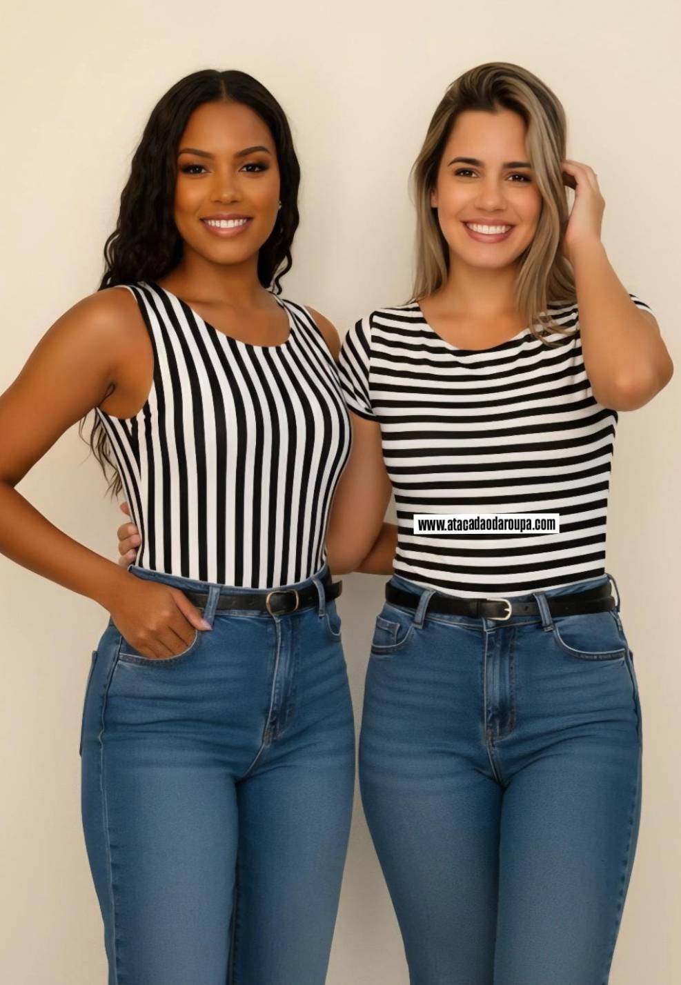Bodys Feminino Listrado