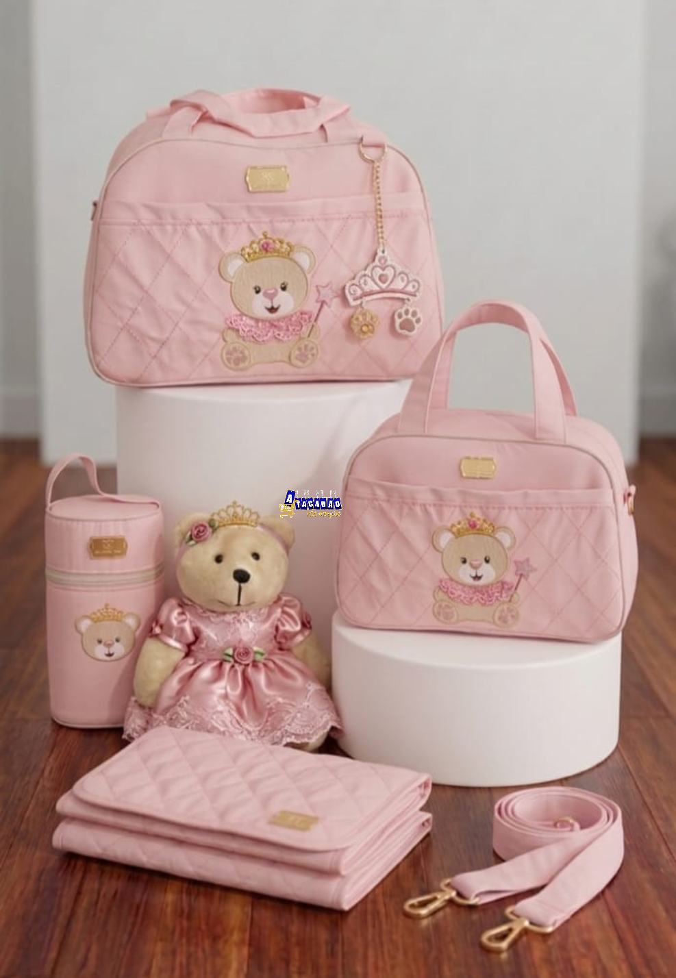 Kit Bolsa Maternidade 4 Pecas Feminina
