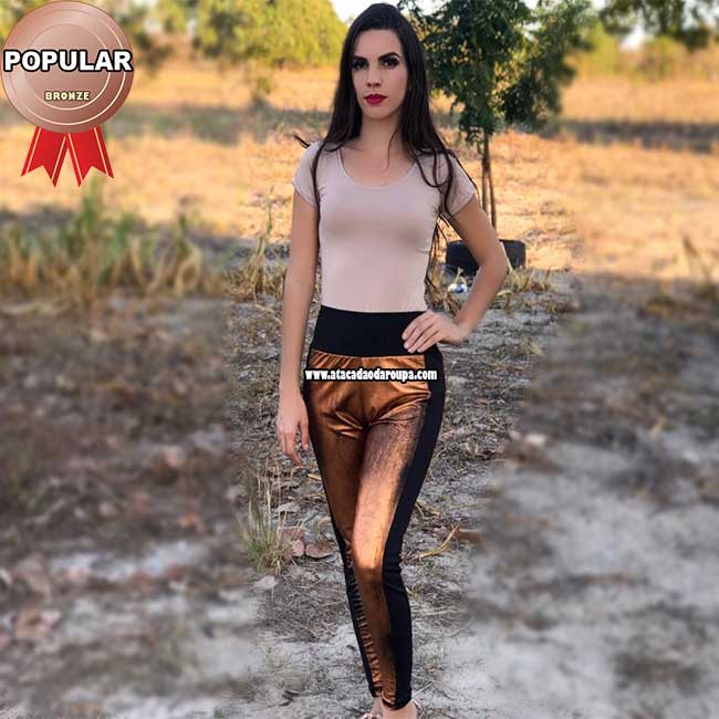 Calça em Napa com Suplex G