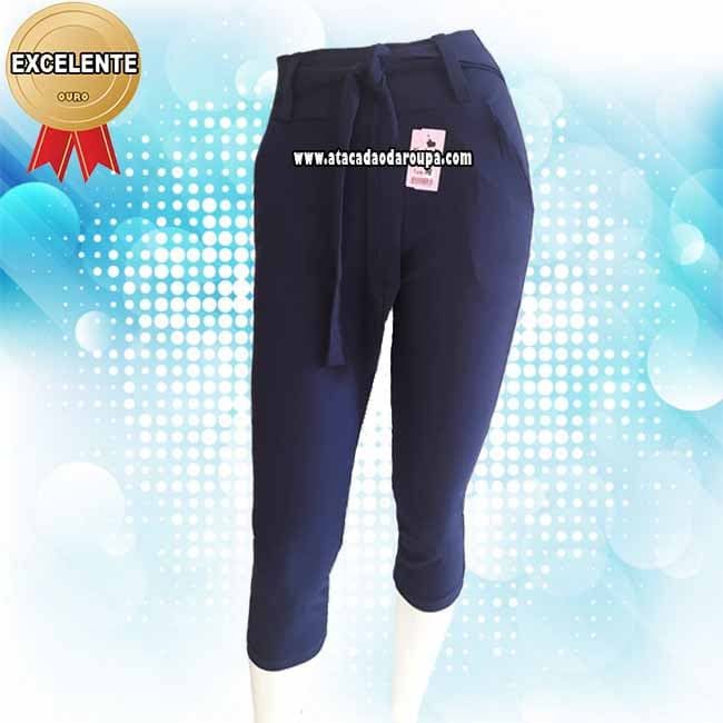 Calça Pantacourt Bengaline