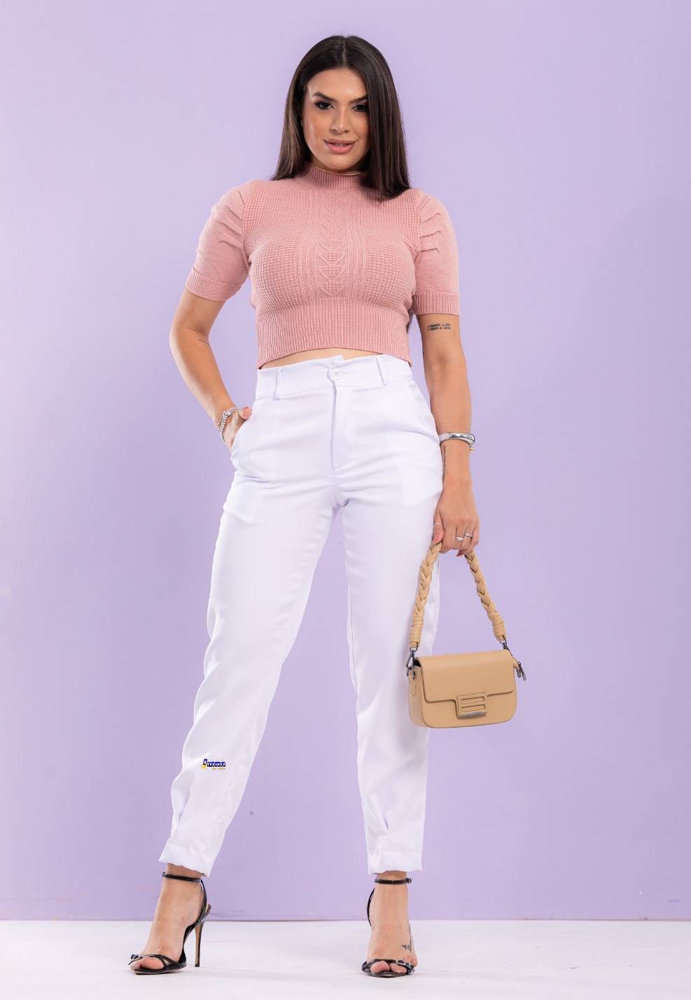 Calça Alfaiataria Feminina Cenoura