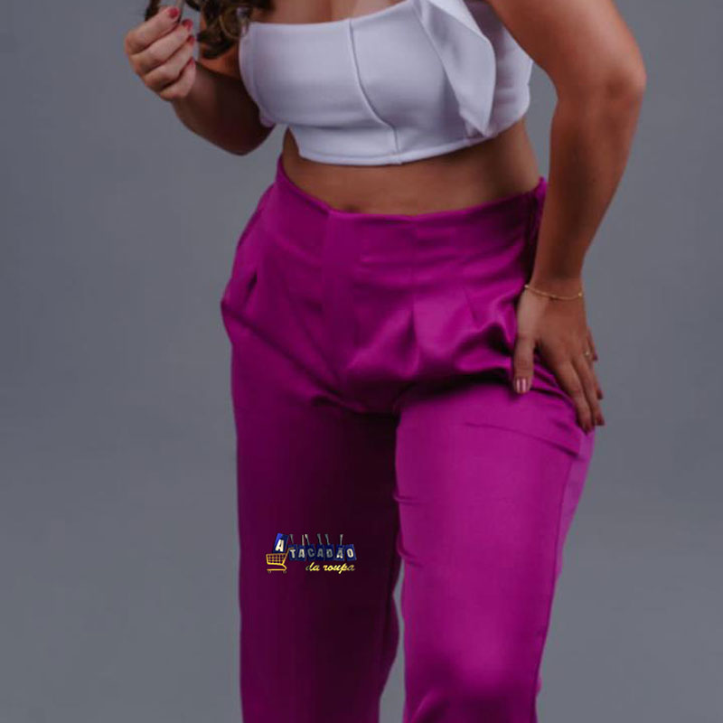 Calça Crepe Alfaiataria Zra