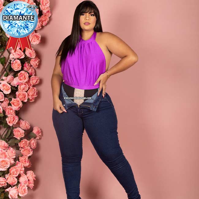 Calça Jeans Plus Size Lipo Com Cinta Modeladora 46@52