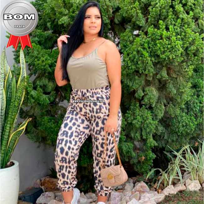 Calça Jogger de Malha M