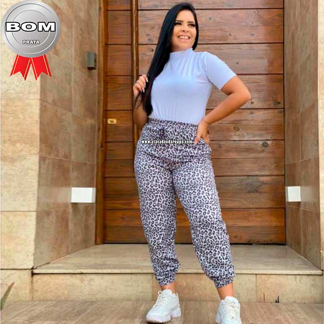 Calça Jogger de Malha M