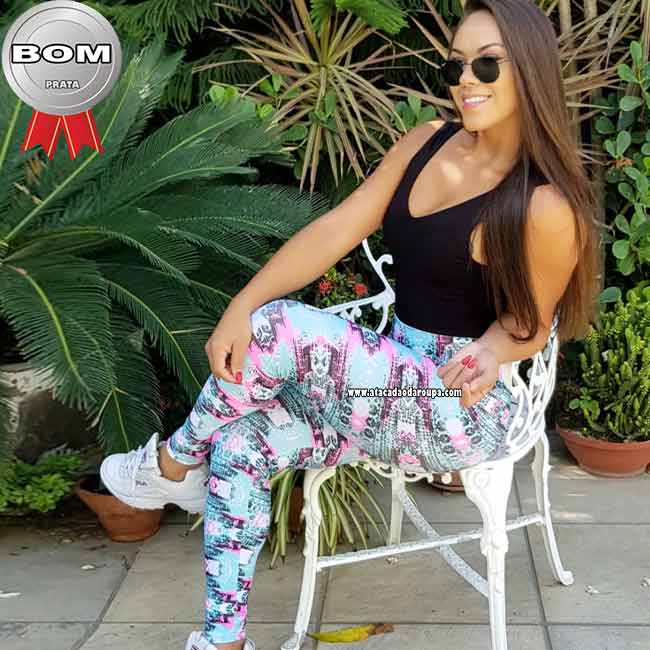 Calça Legue Suplex Estampada