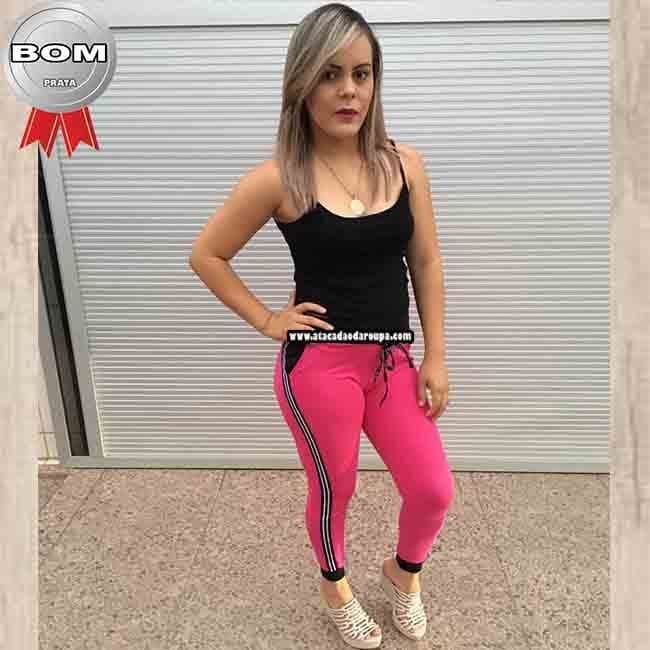 Calça Moletinho Cós Ribana P/M