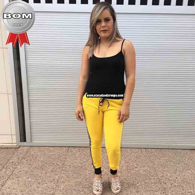 Calça Moletinho Cós Ribana P/M