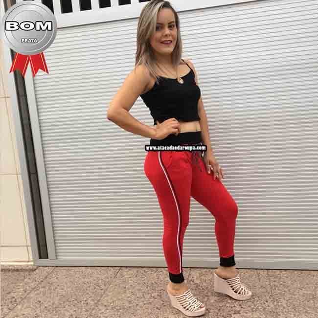 Calça Moletinho Cós Ribana P/M