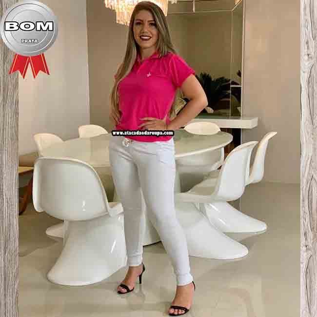 Calça Feminina Ribana Com Bolso