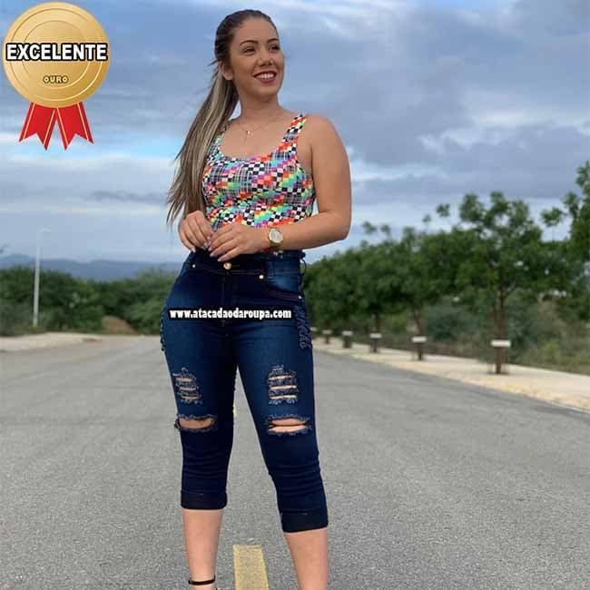 Calça Jeans Cigarrete