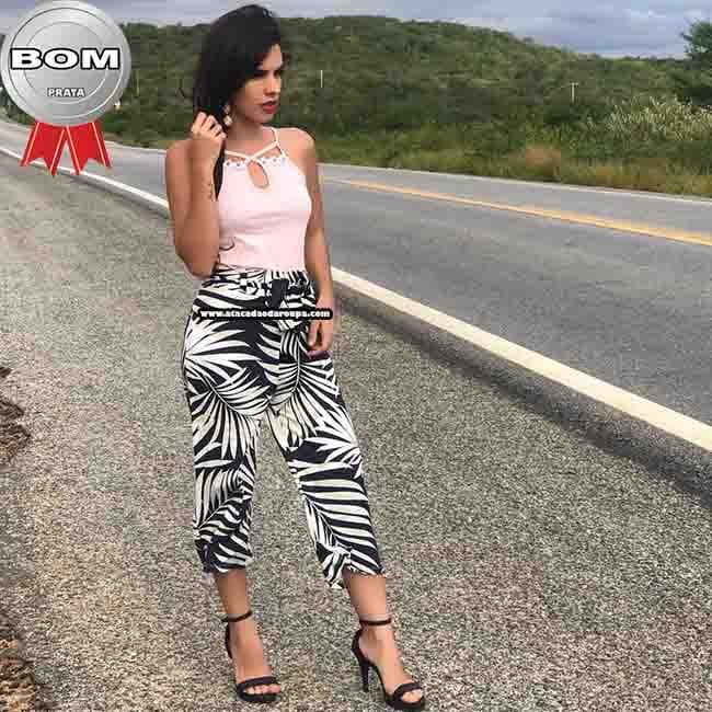 Calça Pantacourt Suplex Fit
