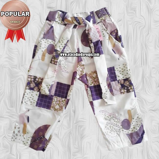 Calça Infantil Tricoline