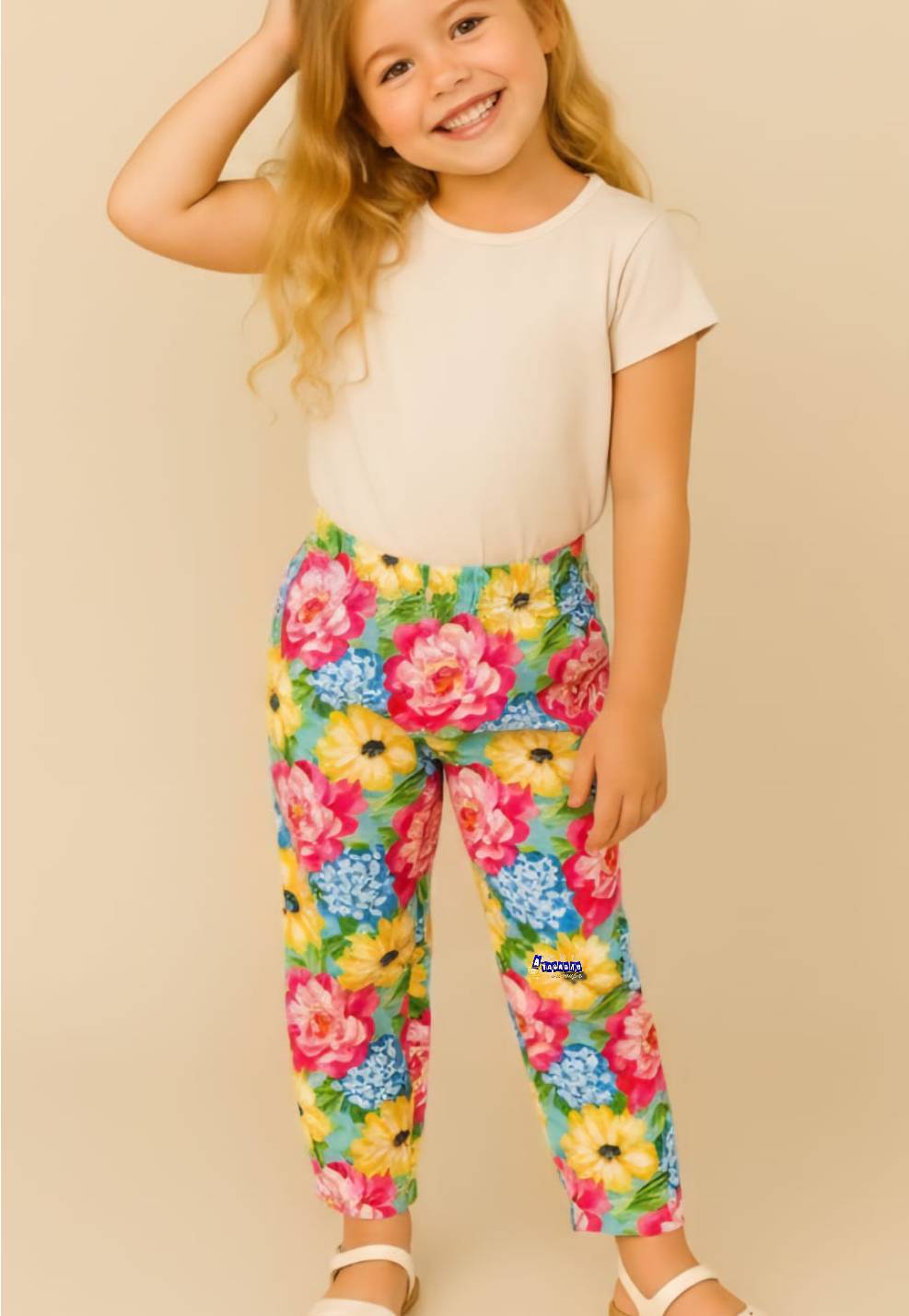 Calça Estampada Infantil Feminina