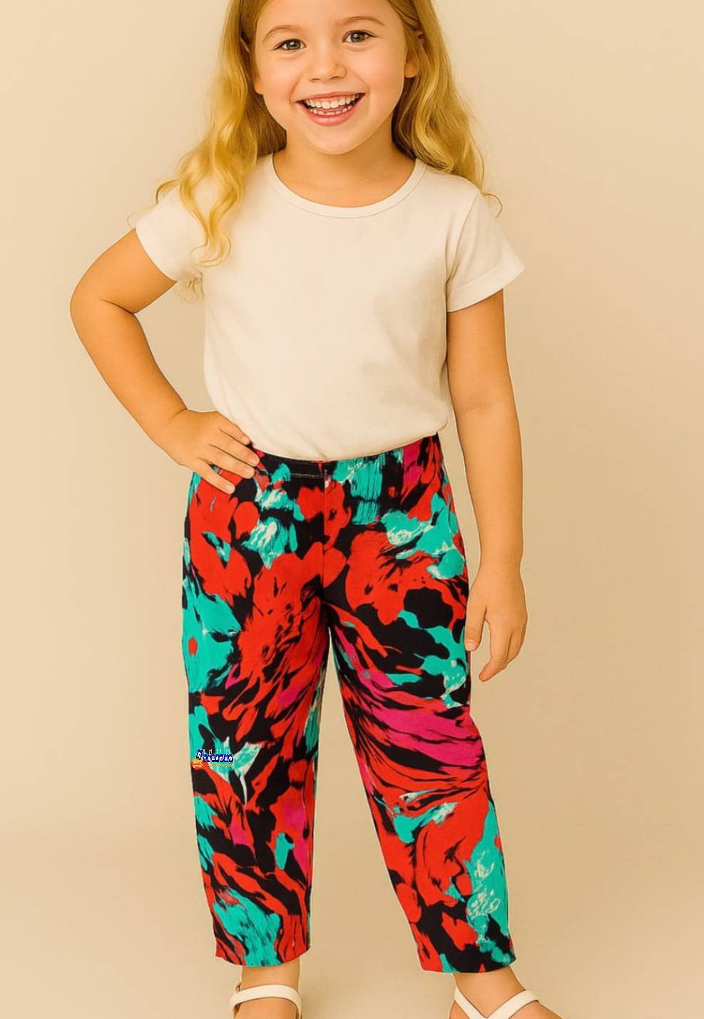 Calça Estampada Infantil Feminina