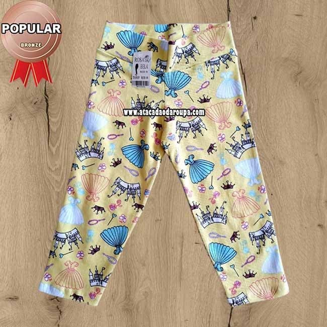 Calça Infantil Cotton Estampados e Liso