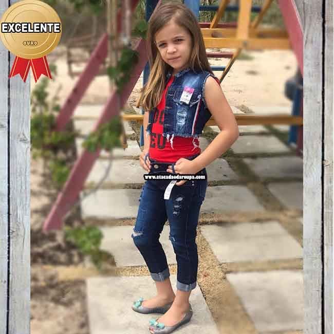 Calça Jeans Cigarrete Infantil